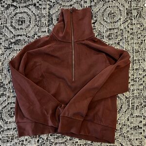 Maroon Half-Zip Pullover